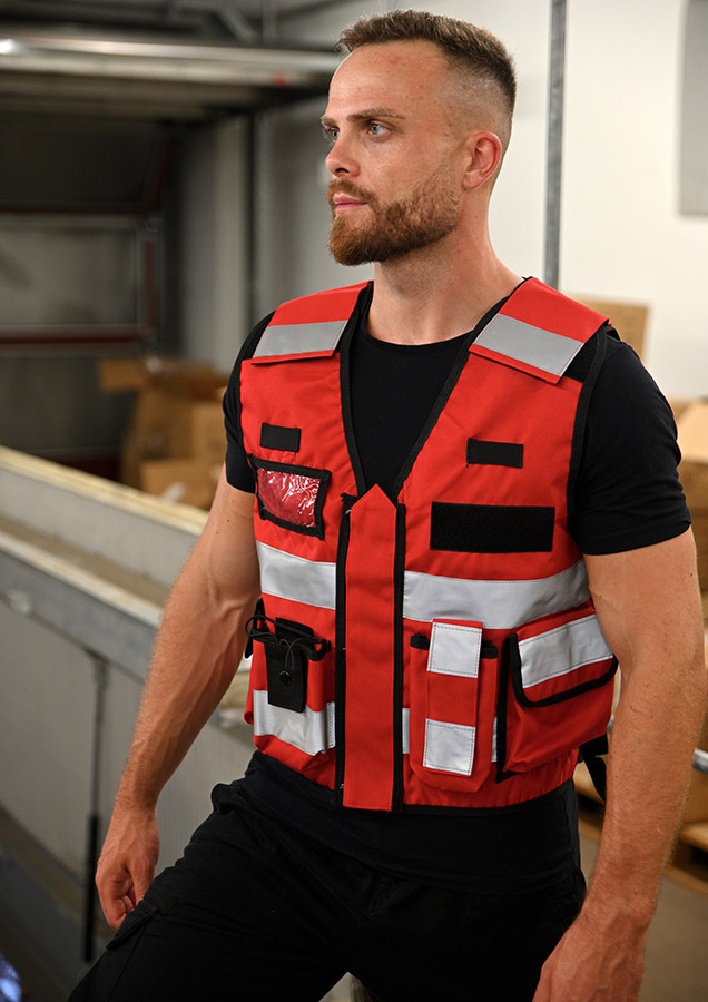 Tactical Weste „Bonn“ - Rot - M/XL