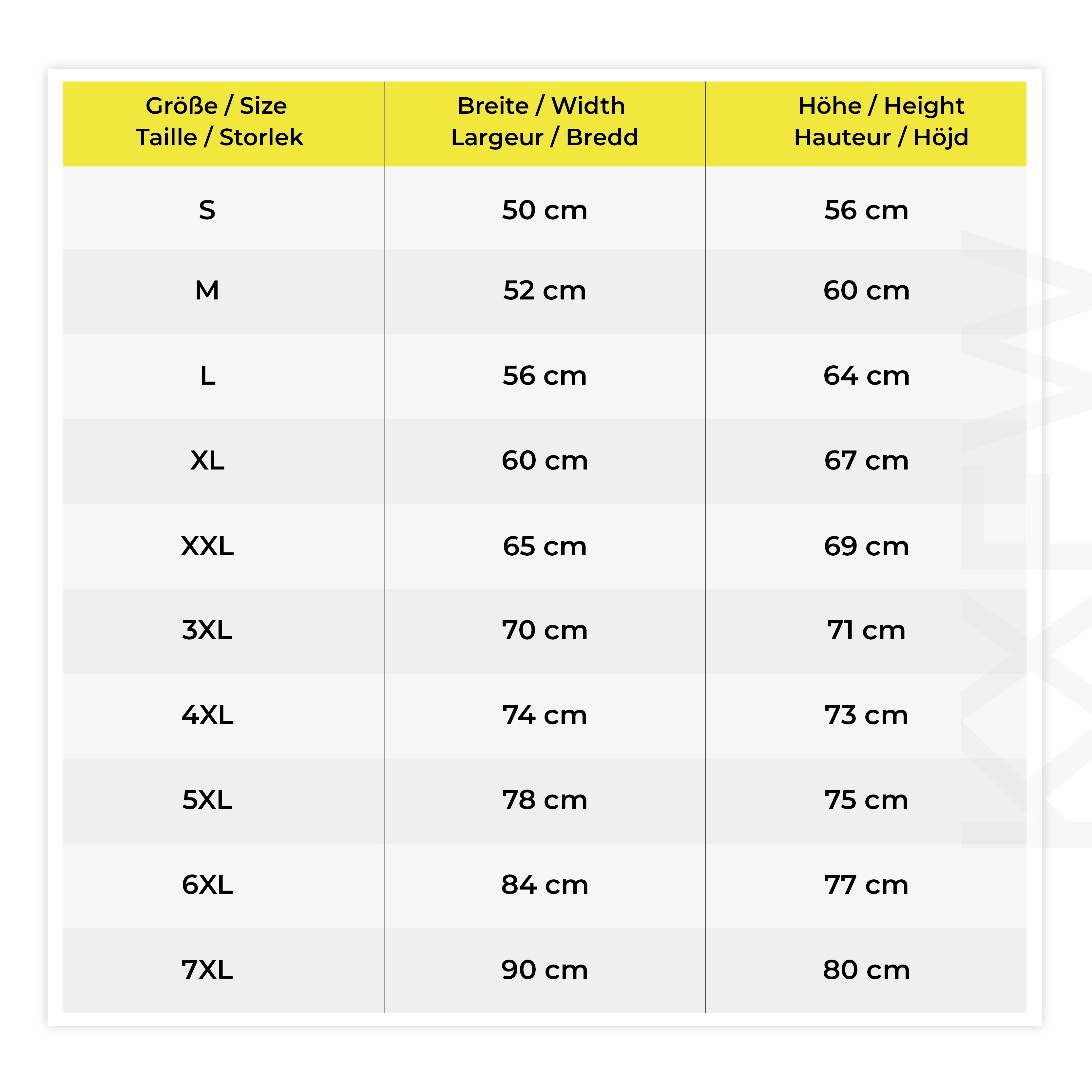 Größentabelle, Größendiagramm, Maßtabelle, Körpermaße, Größenangaben, Latzhose, Größe XXL, Weiß, Streifen, Hosenträger, size chart, size chart, table, size guide, dimensions, Größentabelle, Tabelle, Kleidermaße, Maße, Dimensionen