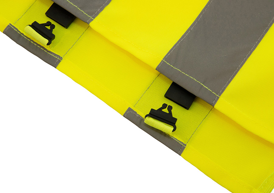 Kinder Warnponcho mit Anti-Strangulations-System „Koge”